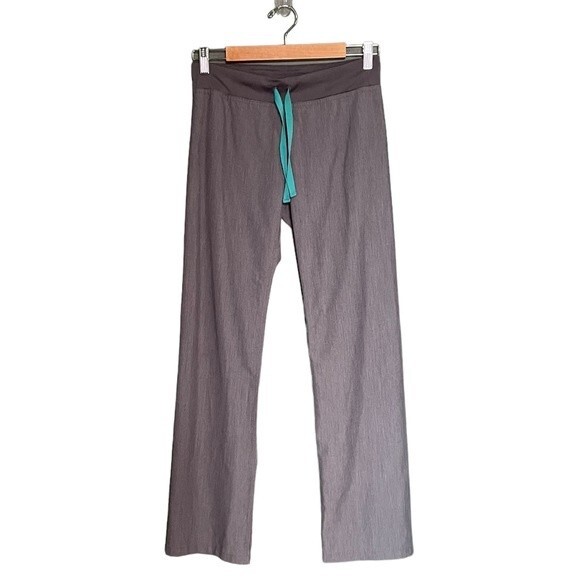 Figs Livingston Basic Scrub Pants Yoga Waistband Straight Leg Gray Size XXS 2XS - Picture 2 of 12